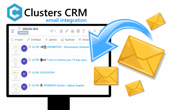 Clusters email integration